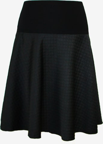 dunkle design Skirt 'A-Linie Jacquard' in Black: front