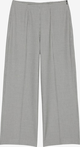 pilka Marc O'Polo Plačios klešnės Kelnės su kantu: priekis