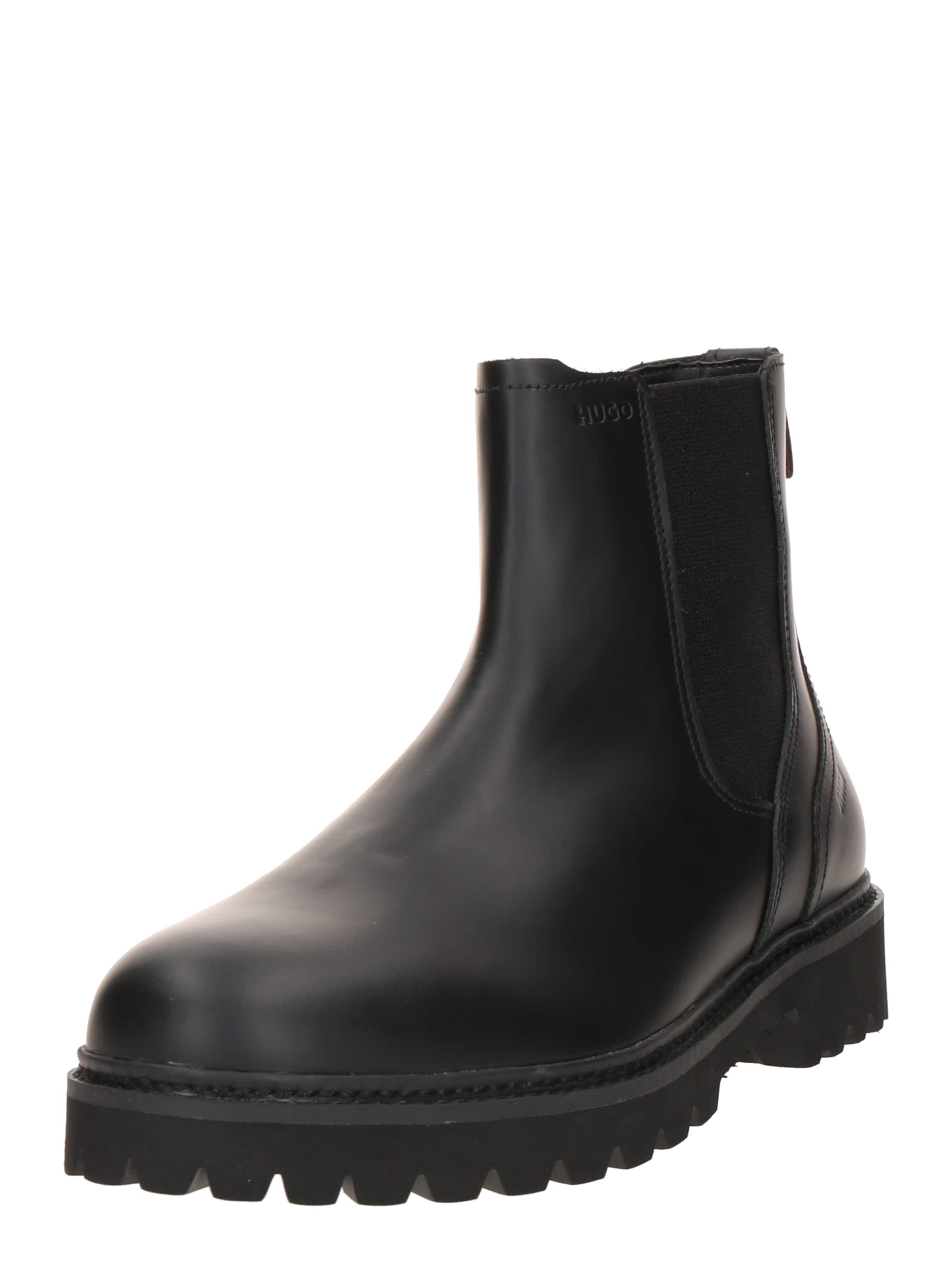 HUGO Chelsea-saapad 'Draven', värv must: eest vaates