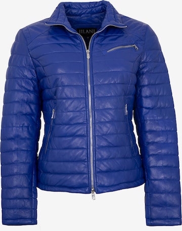 Jilani Between-Season Jacket 'Kova' in Blue: front