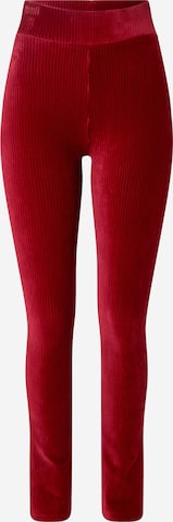 Pantalon 'Aliya' VIERVIER en rouge : devant