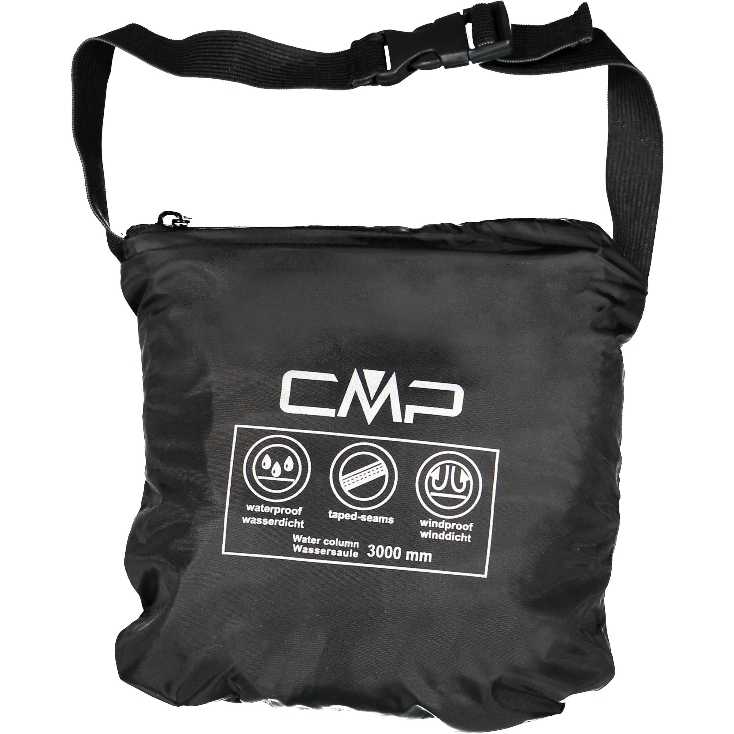 CMP Tapered Outdoor Pants in Black