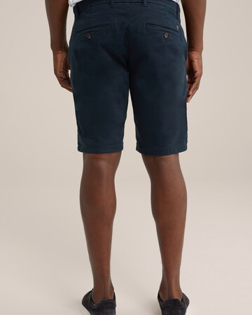 WE Fashion Slimfit Chino kalhoty – modrá