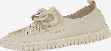 ILSE JACOBSEN Classic Flats 'Tulip3577' in Beige: front