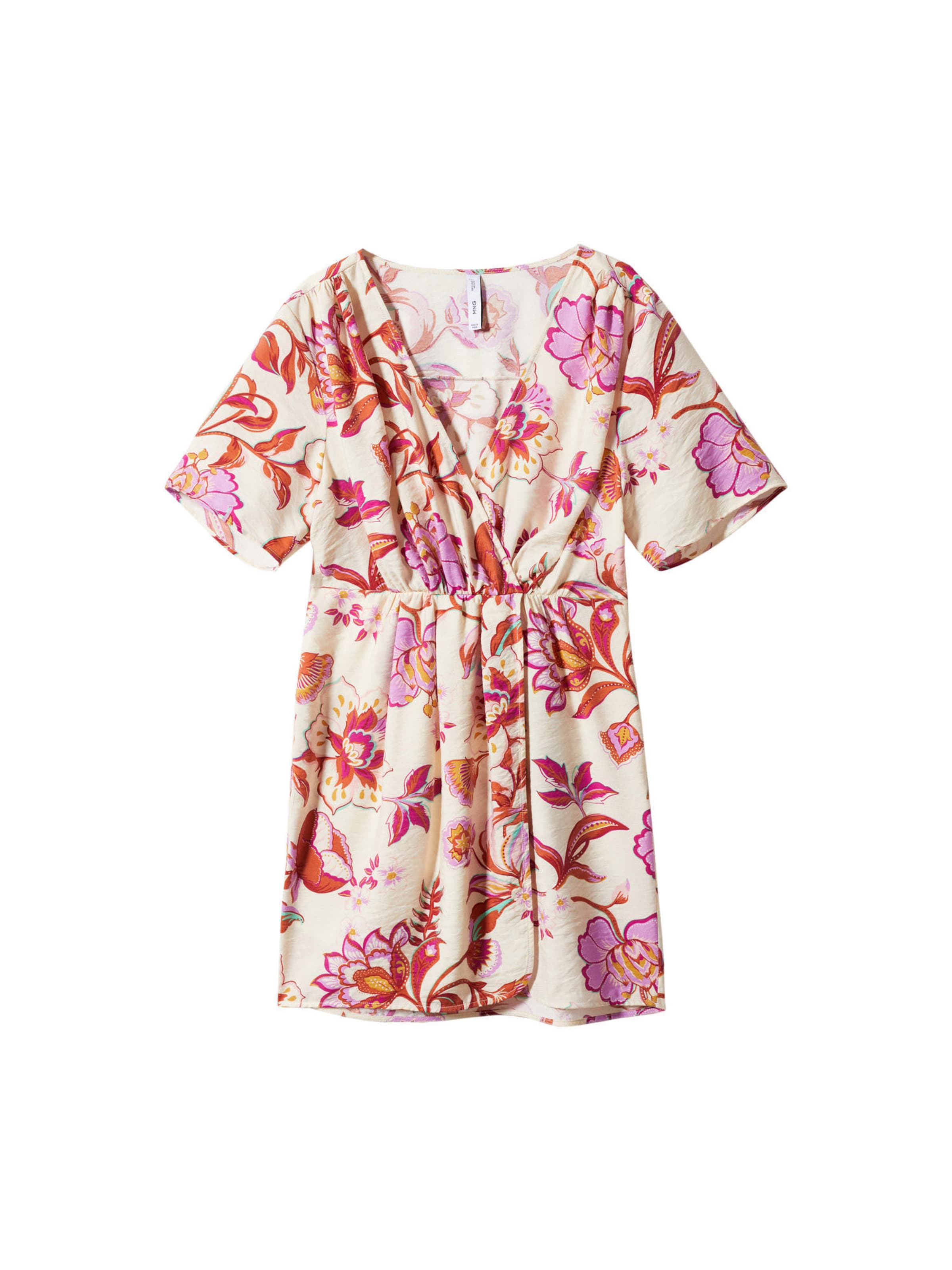 MANGO Zomerjurk FLORA in Ecru ABOUT YOU