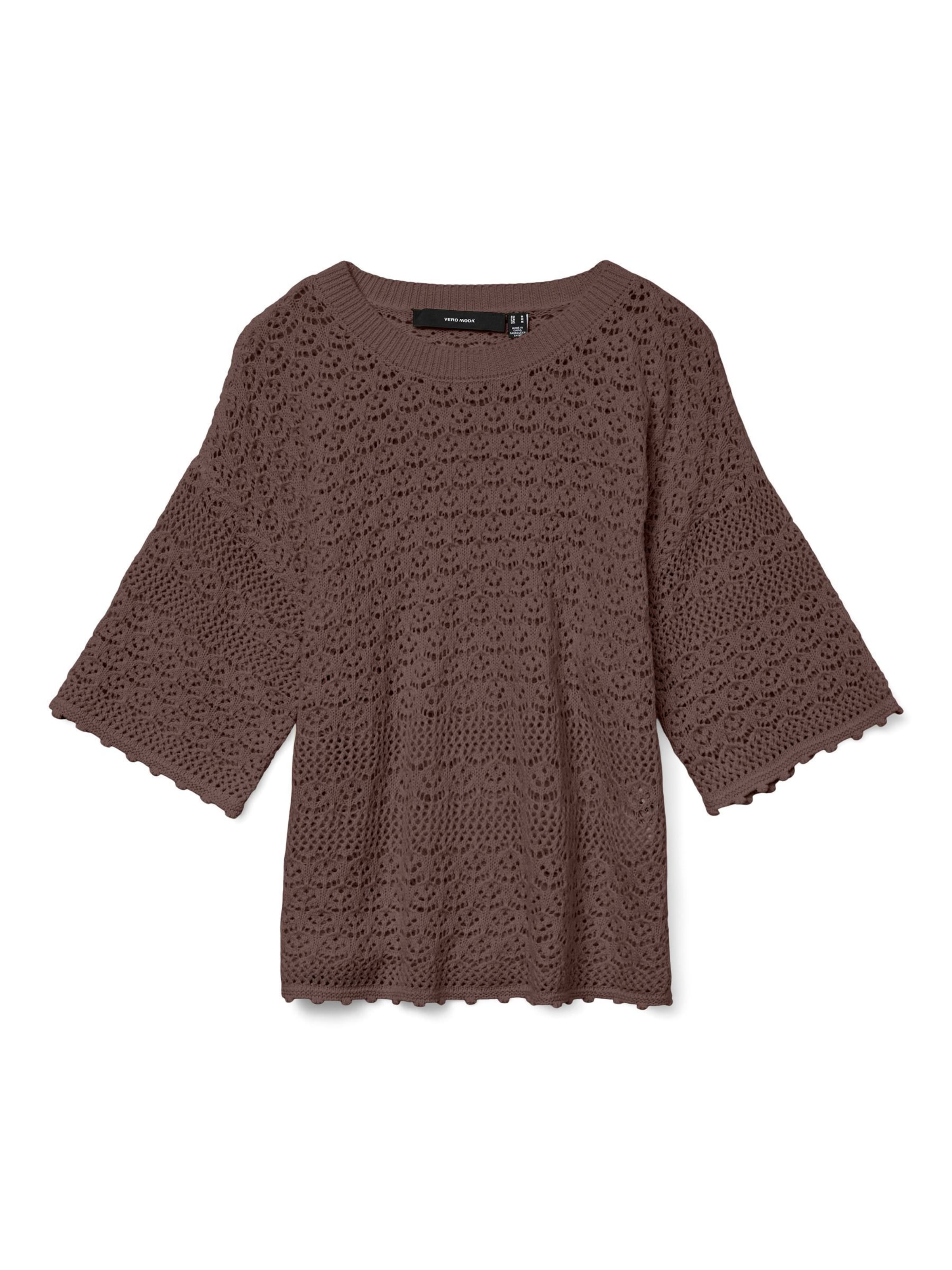 Pull-over 'VMManila' VERO MODA en marron : devant