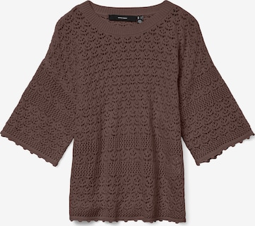 Pull-over 'VMManila' VERO MODA en marron : devant