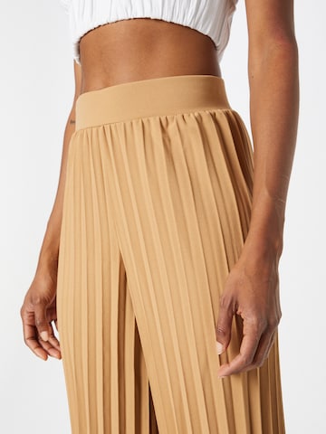 ABOUT YOU Wide Leg Hose 'Jerika' in Braun