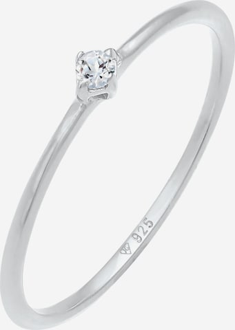 Bague ELLI PREMIUM en argent : devant