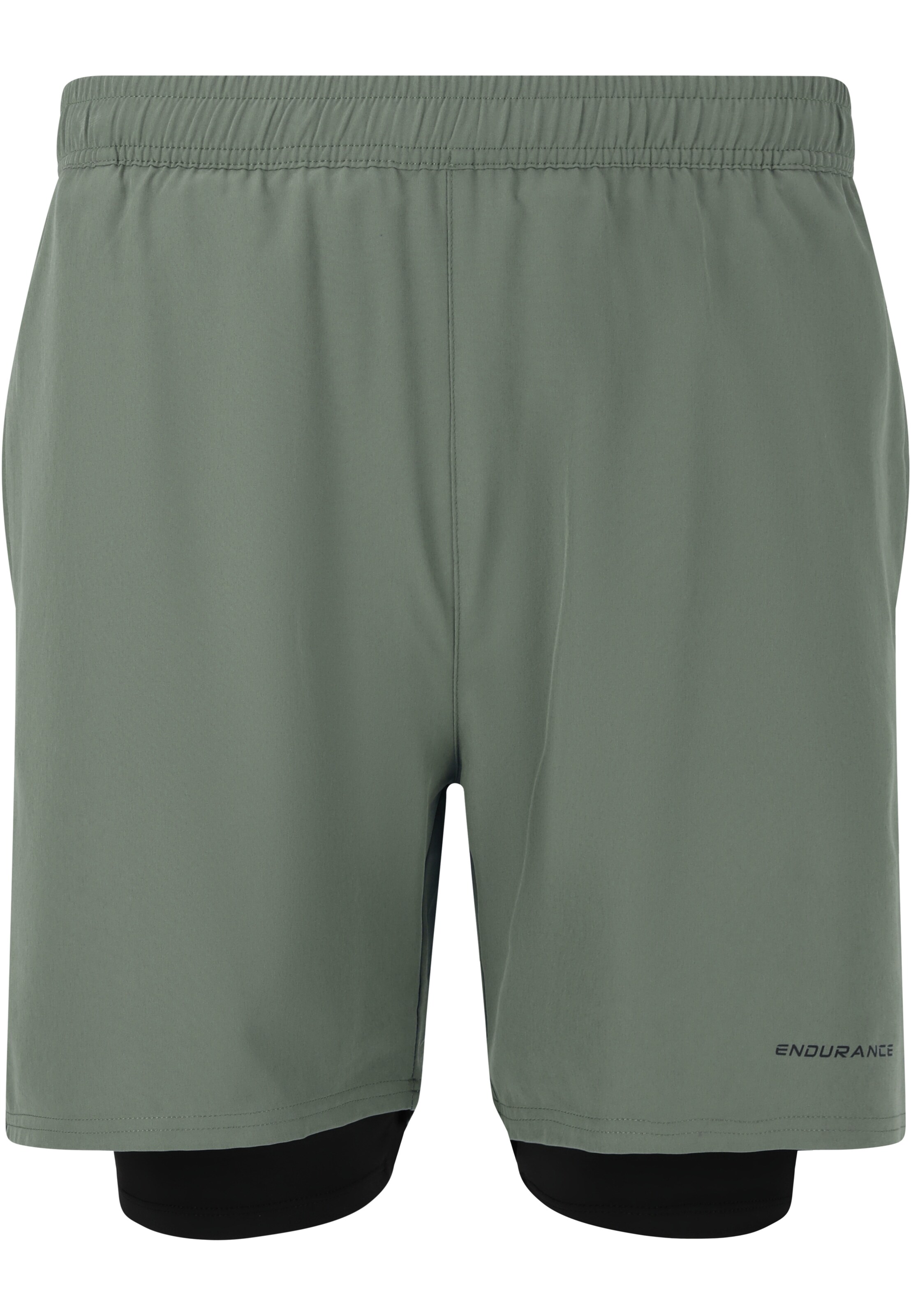 ENDURANCE Regular Sports trousers 'Kros' in Green: front