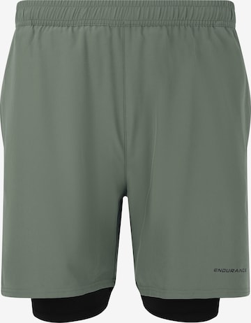 ENDURANCE Sports trousers 'Kros' in Green: front