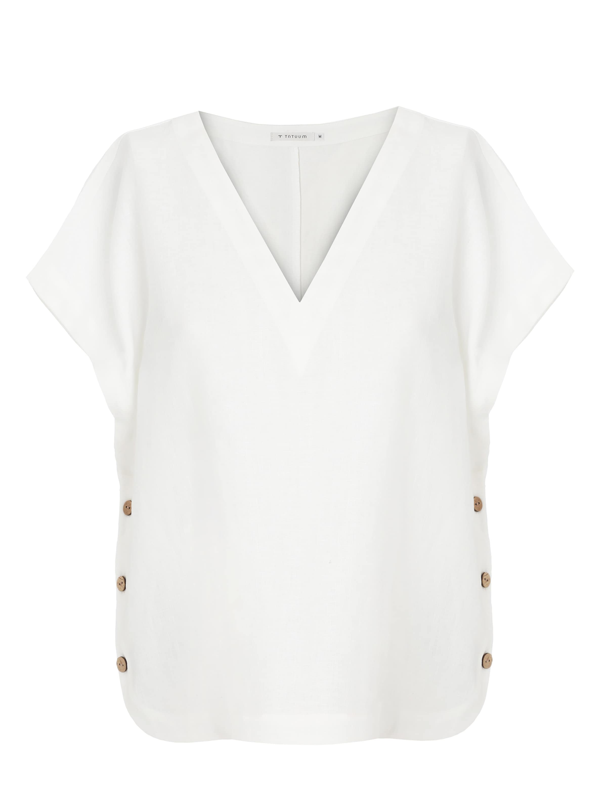TATUUM Blouse 'Talen' in Wit: voorkant