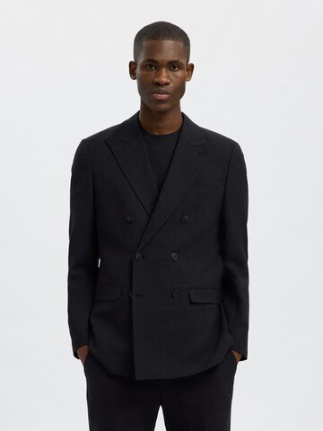 SELECTED HOMME Slim fit Colbert in Zwart: voorkant