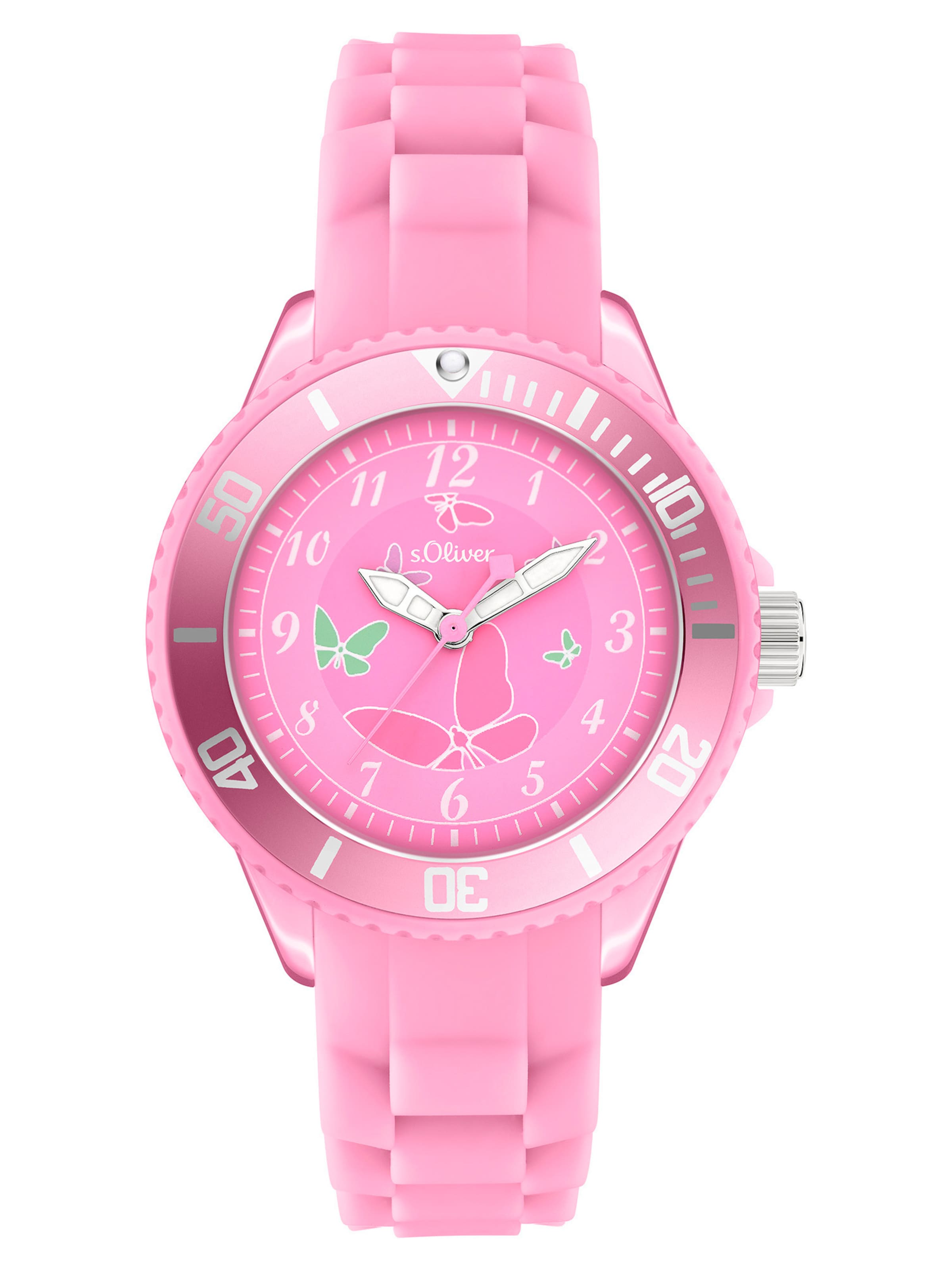 s.Oliver Watch in Red: front