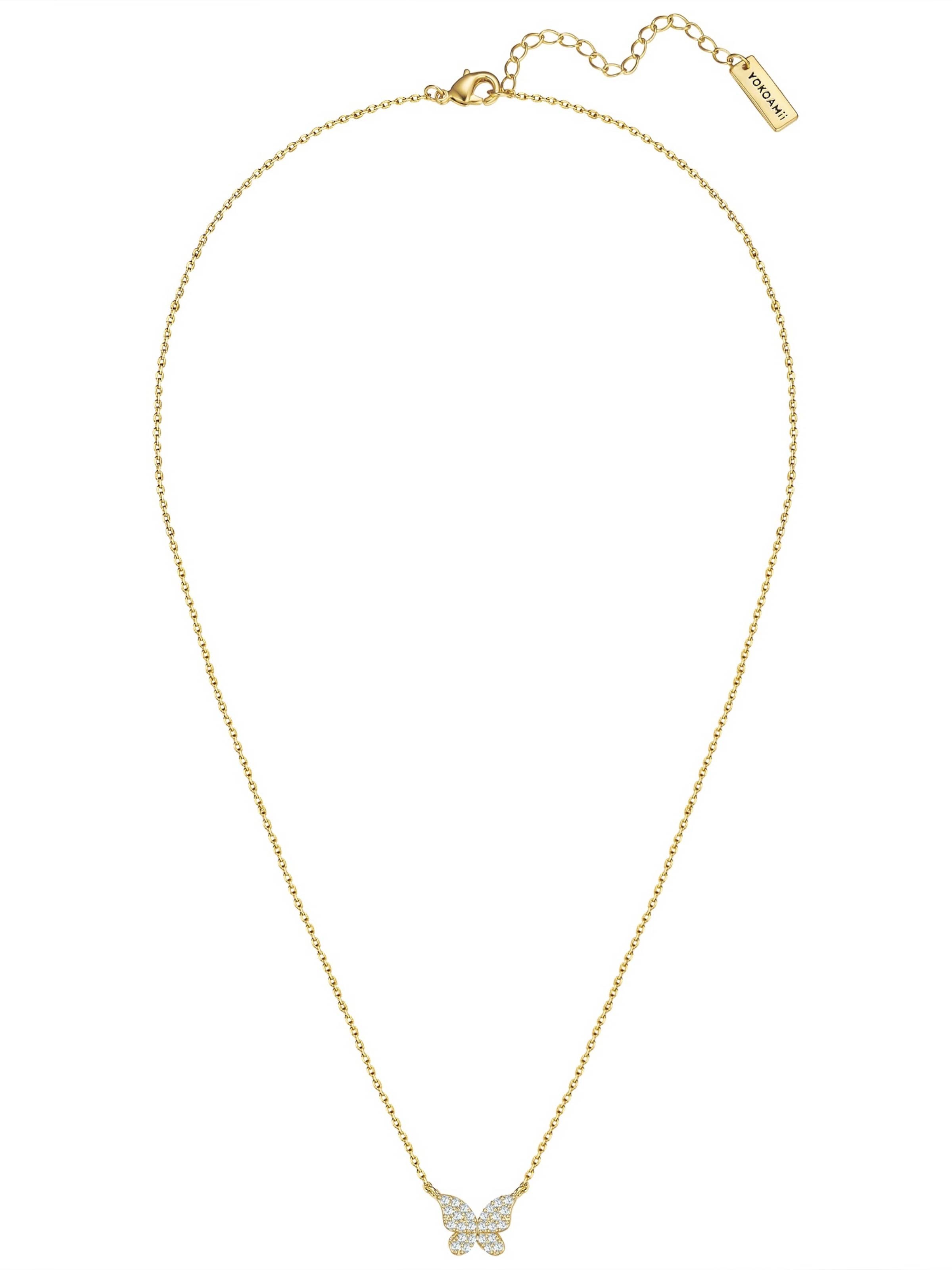 Collana di Yokoamii in oro: frontale
