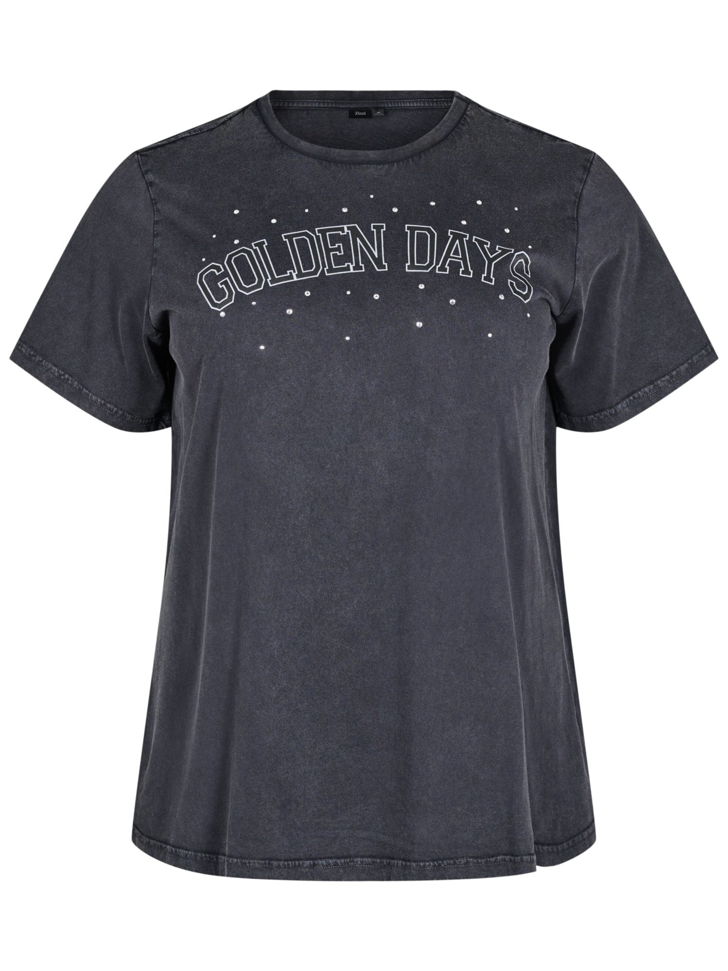 Zizzi Shirt 'Efiona' in Grey: front