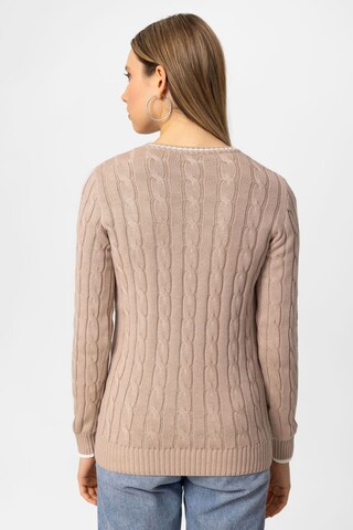 DENIM CULTURE Sweater 'KENDALL' in Beige