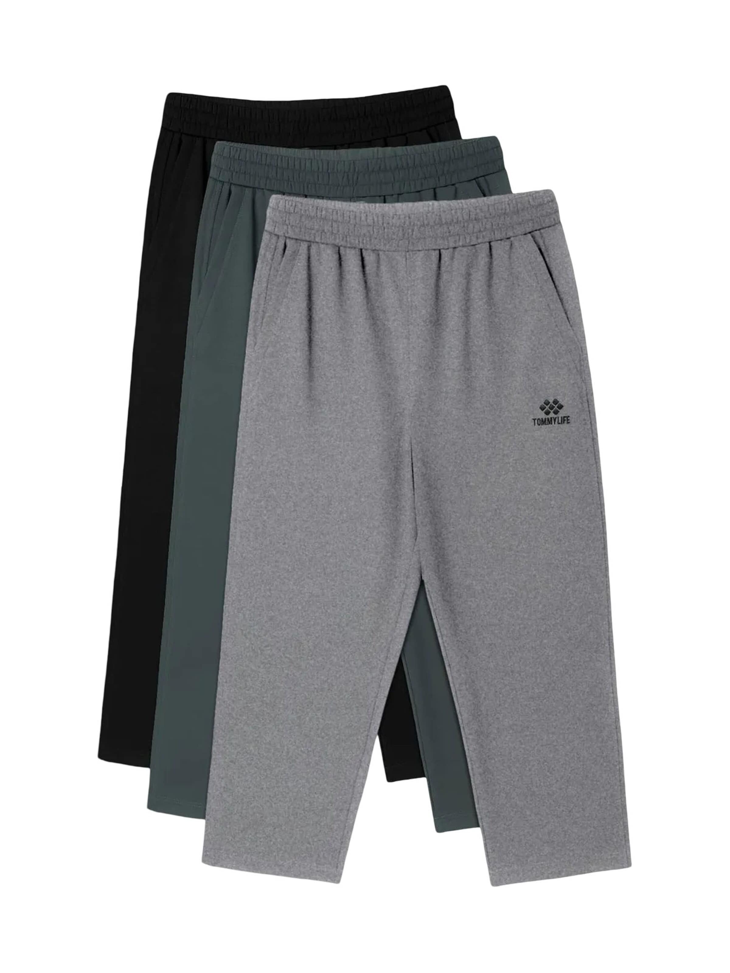 Pantalon de sport Tommy Life en gris : devant