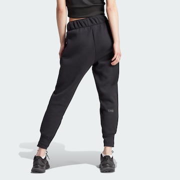 Effilé Pantalon de sport 'Z.N.E.' ADIDAS SPORTSWEAR en noir