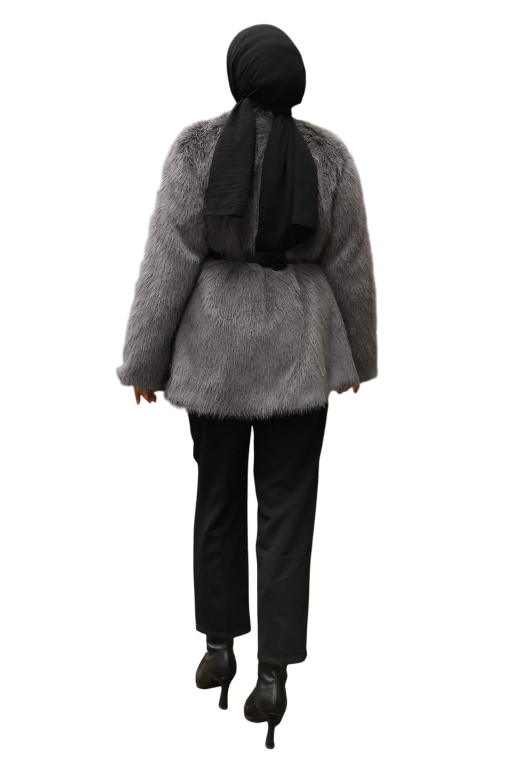 MODAMIHRAM Winterjas in Grijs