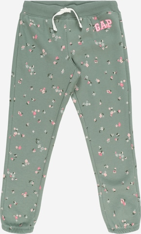 GAP Tapered Broek in Groen: voorkant