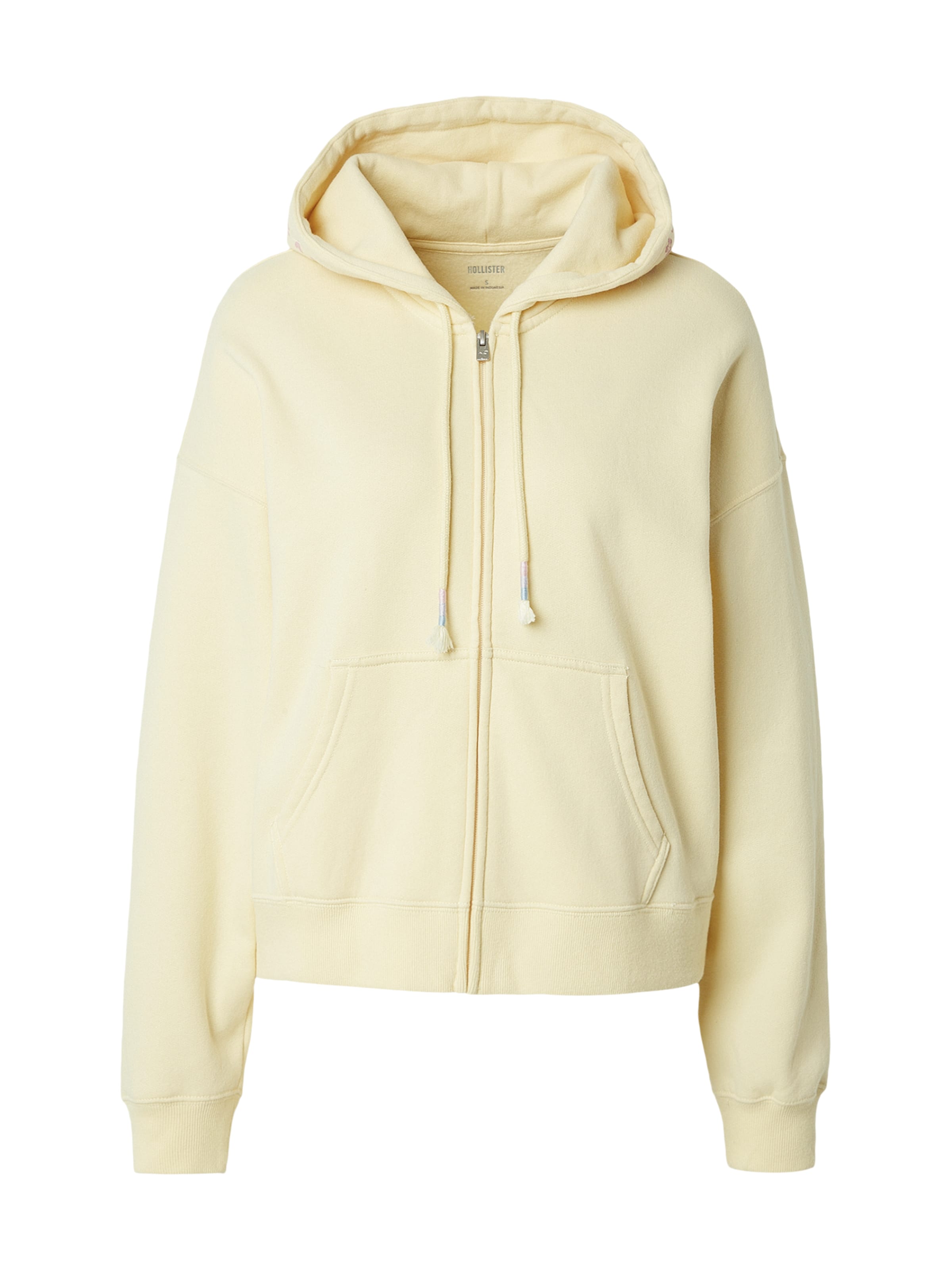 Veste de survêtement HOLLISTER en jaune : devant