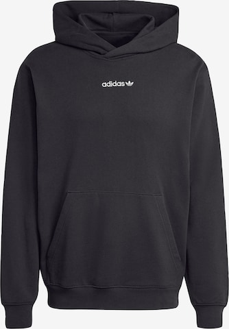 ADIDAS ORIGINALS Sweatshirt in Black: front