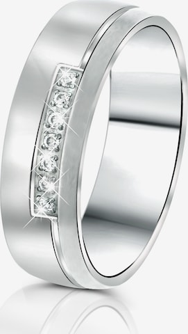 Lucardi Ring in Silver: front