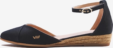 Viscata Espadrilles 'Montroig' in Schwarz: Vorderseite