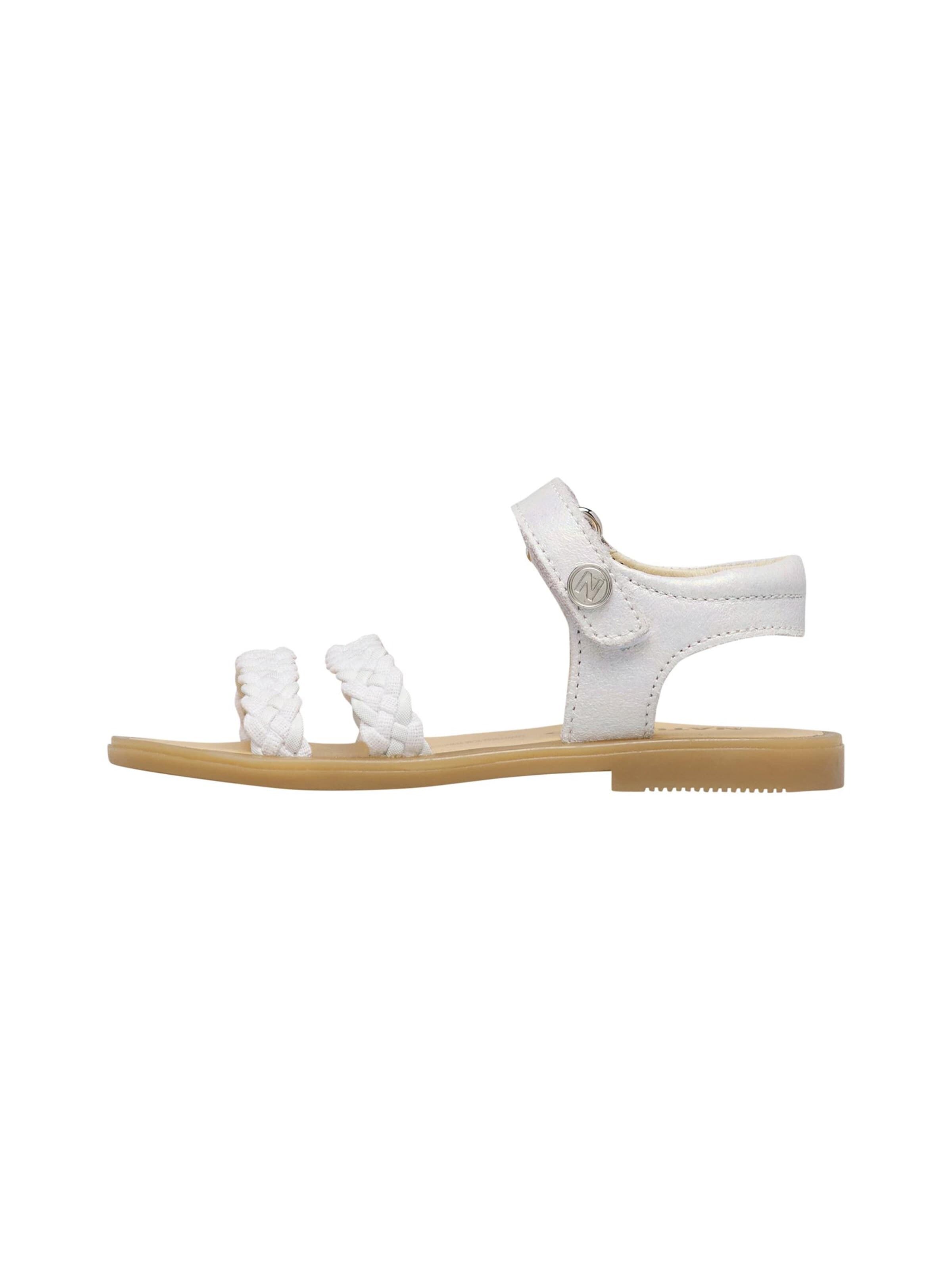 NATURINO Sandalen 'Ilmy' in Wit: voorkant