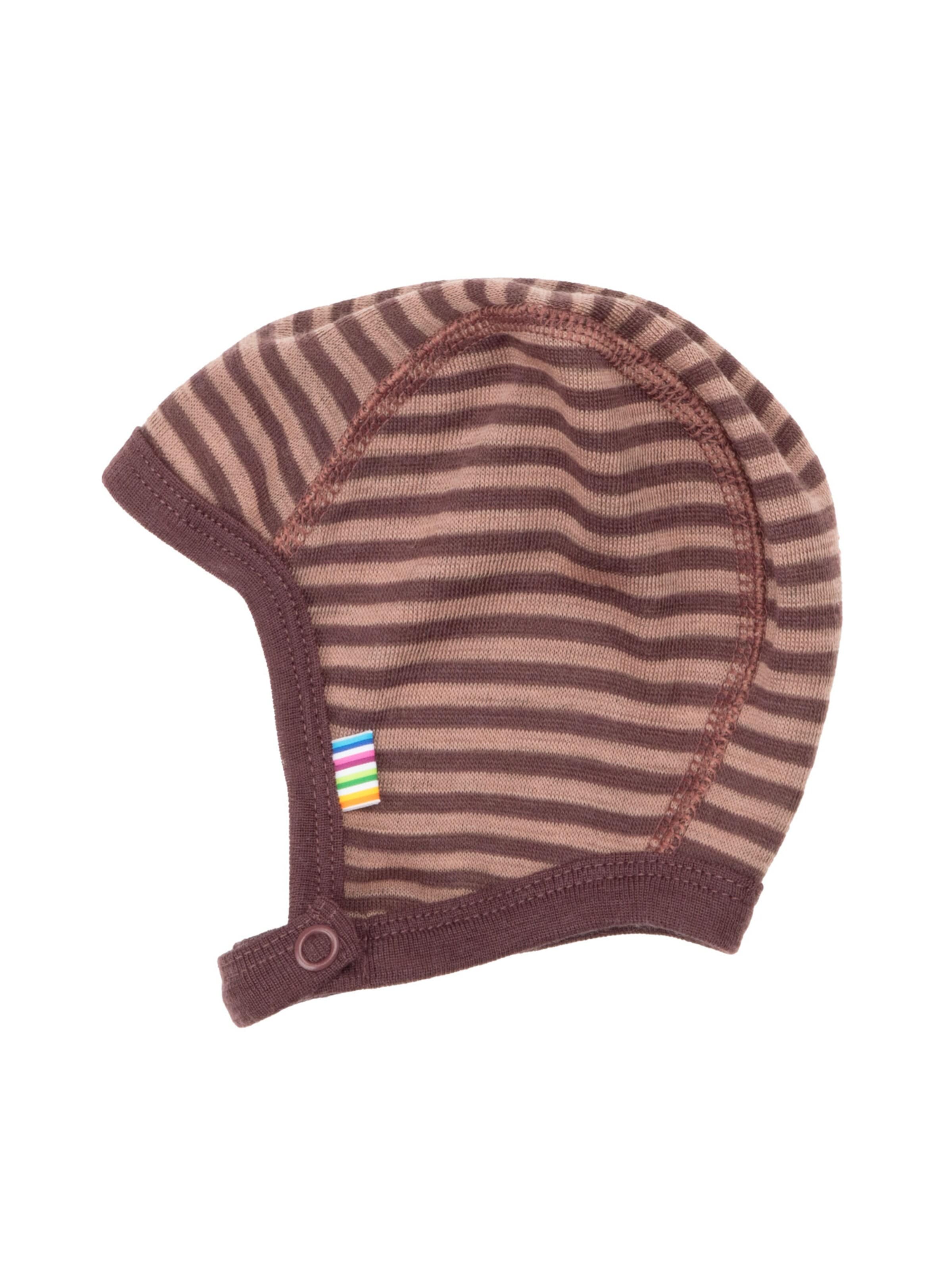 JOHA Beanie 'Erstlingsmütze aus Merinowolle' in Red: front