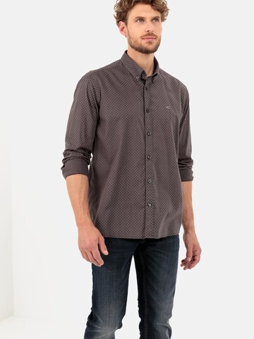 CAMEL ACTIVE Regular fit Button Up Shirt in Grey