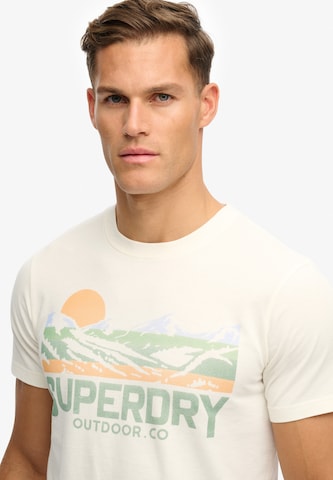 T-Shirt Superdry & Co en blanc