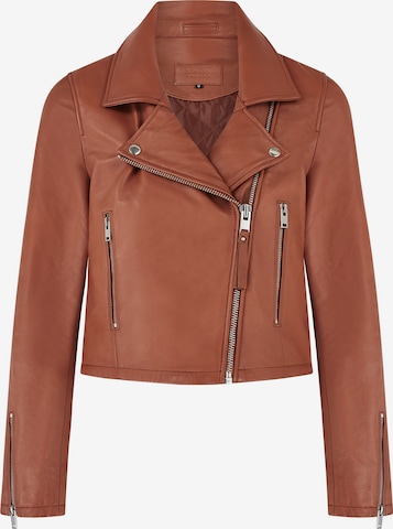 Veste mi-saison 'MINIMAL BIKER' Bolongaro Trevor en marron : devant