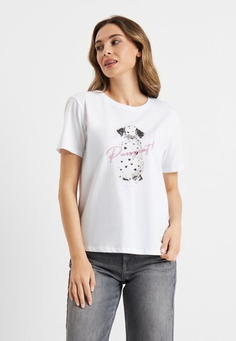 Frieda & Freddies NY T-Shirt in Weiß: Vorderseite