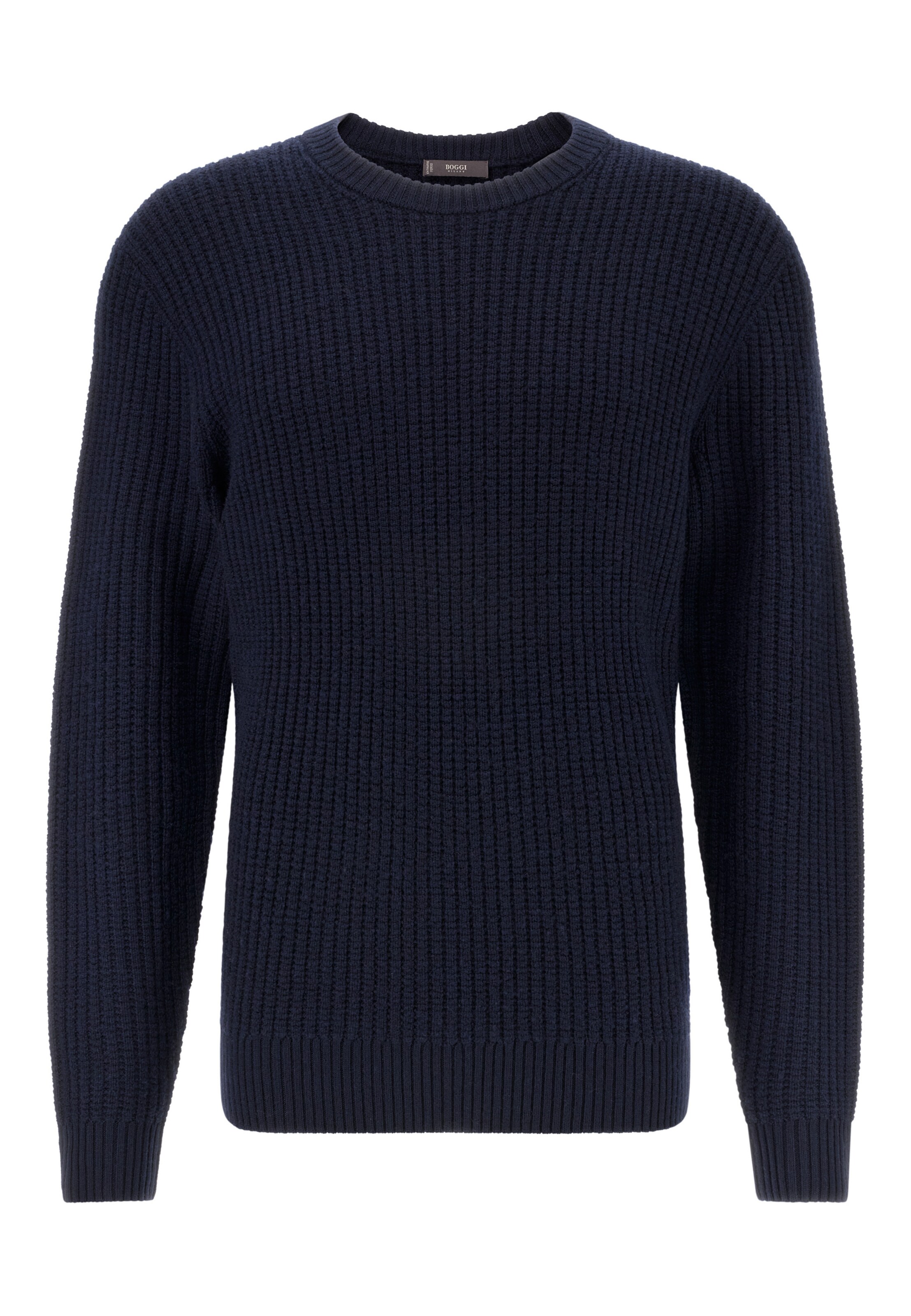 Pull-over Boggi Milano en bleu : devant
