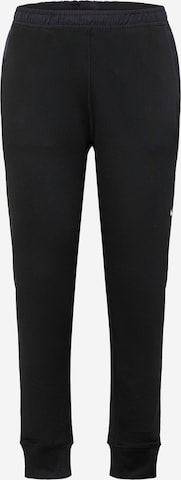 NIKE Tapered Sportsbukser i sort: forside