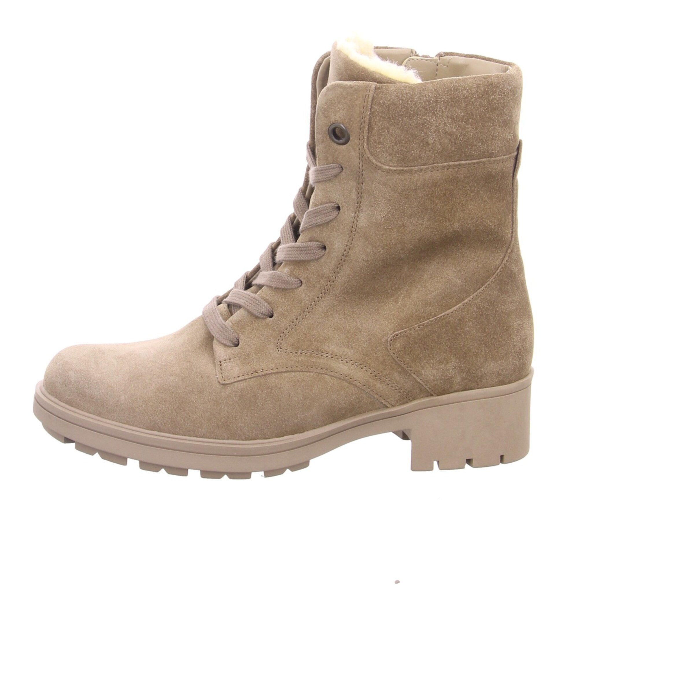 GABOR Lace-up bootie in Brown