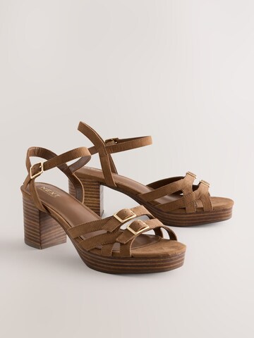 Sandalo con cinturino 'Forever Comfort®' di Next in marrone