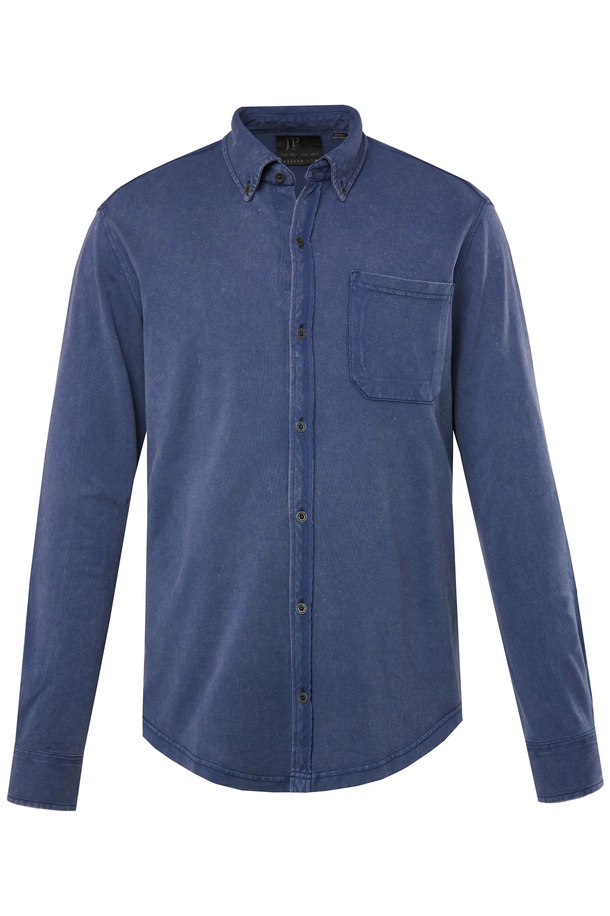 JP1880 Regular Fit Hemd in Blau: Vorderseite