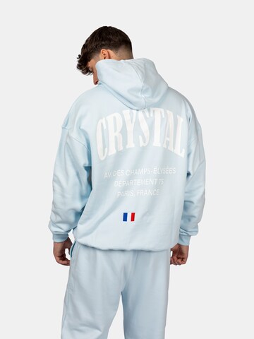 Crystal Paris Sweatshirt 'Champs' in Blauw