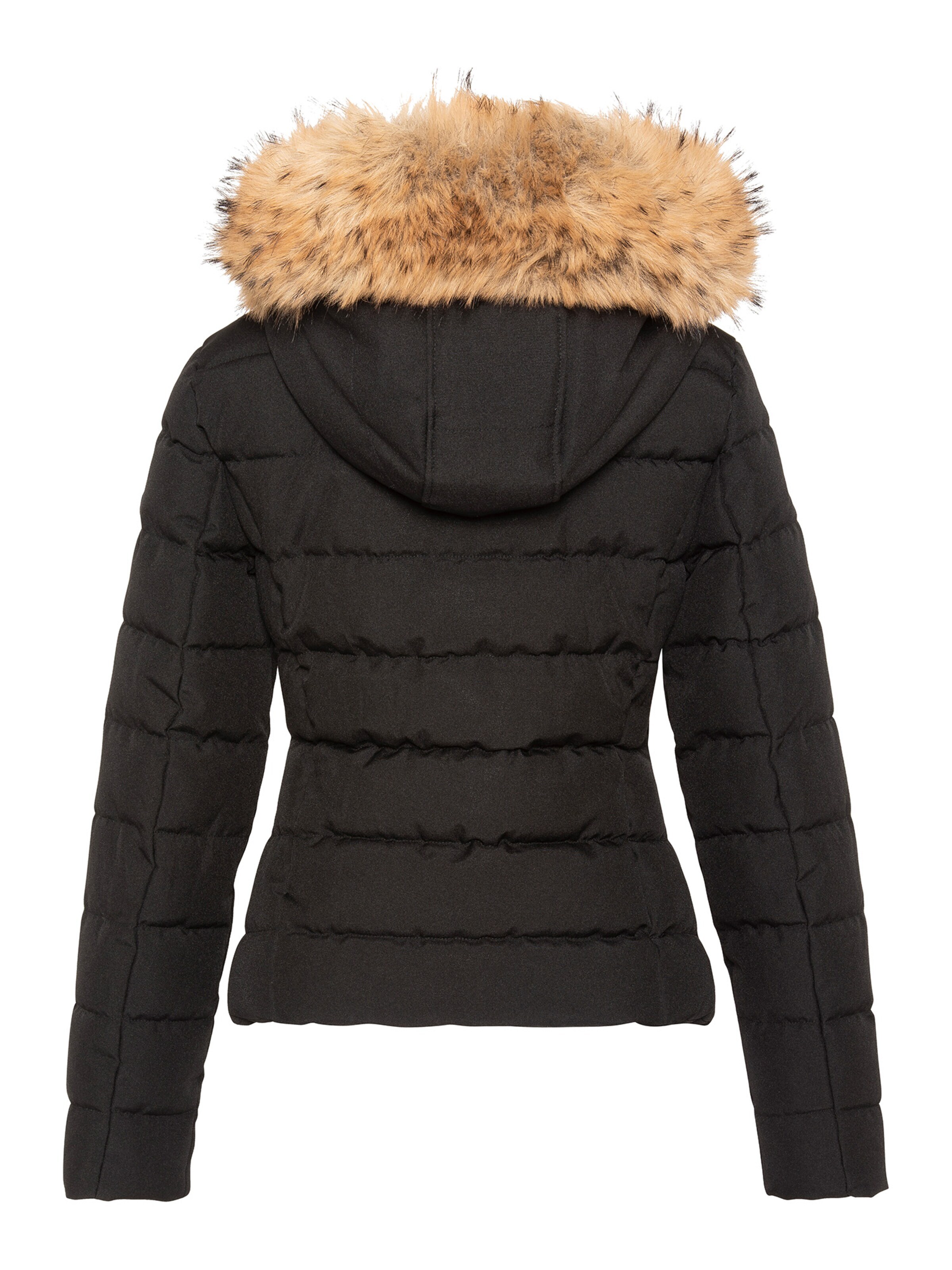 Schott NYC Between-Seasons Coat in Black