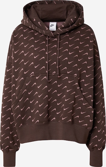 Nike Sportswear Sweatshirt 'PHNX' i mörkbrun / rosa, Produktvy