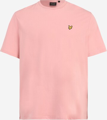 Lyle & Scott Big&Tall Футболка в Ярко-розовый: спереди