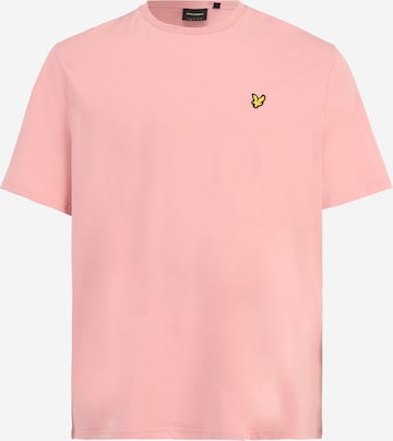 Lyle & Scott Big&Tall Koszulka w kolorze różowy: przód