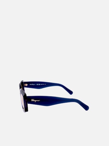Occhiali da sole 'SF1079S' di FERRAGAMO in blu