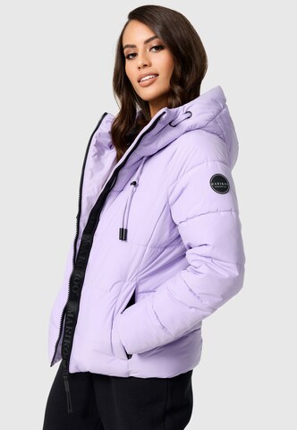 MARIKOO Winter Jacket in Purple: front