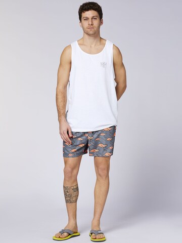 CHIEMSEE Board Shorts ' mit Kängurumotiv ' in Grey