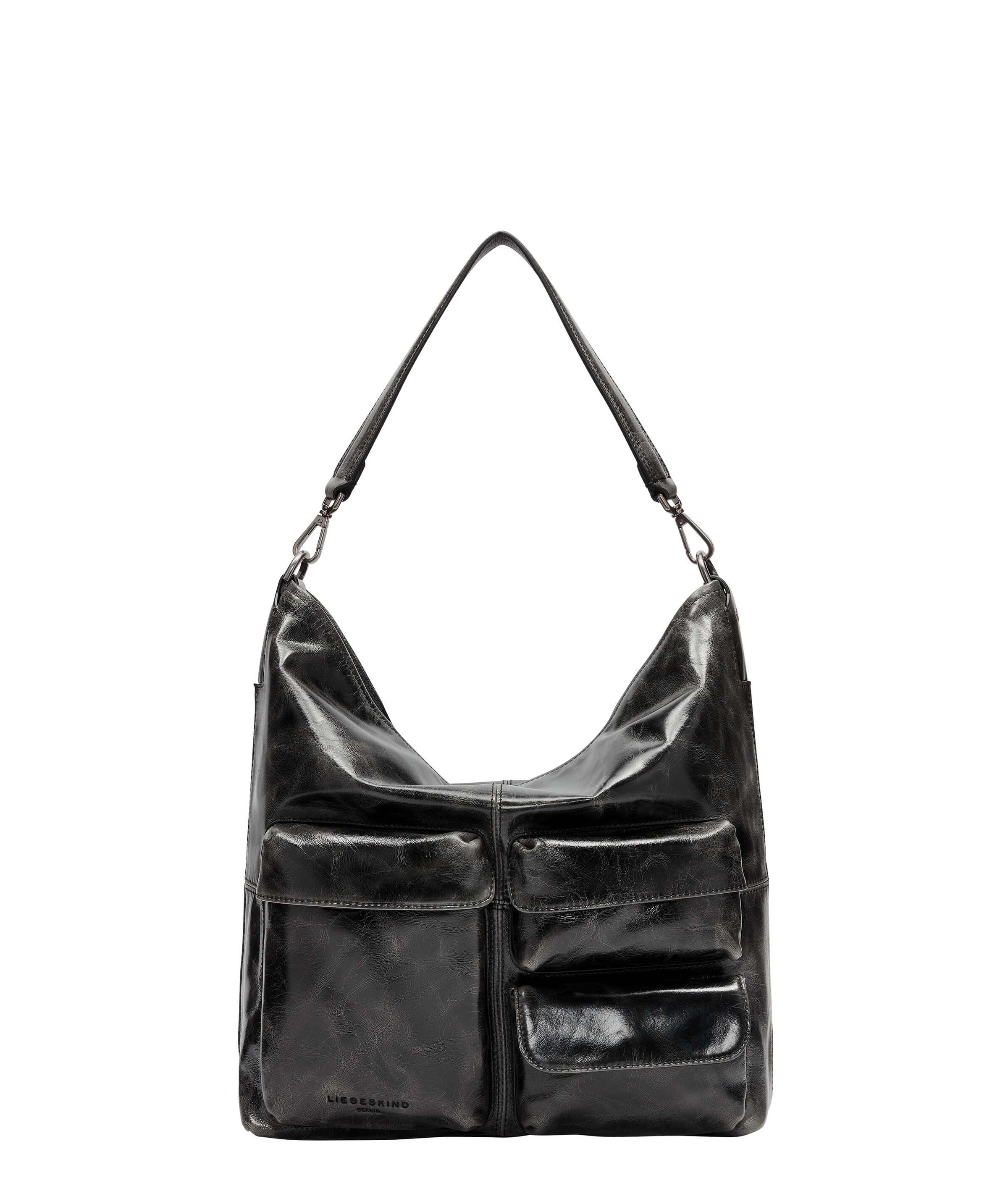 Sac bandoulière Liebeskind Berlin en gris : devant