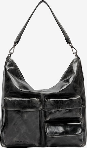Liebeskind Berlin Shoulder Bag in Grey: front